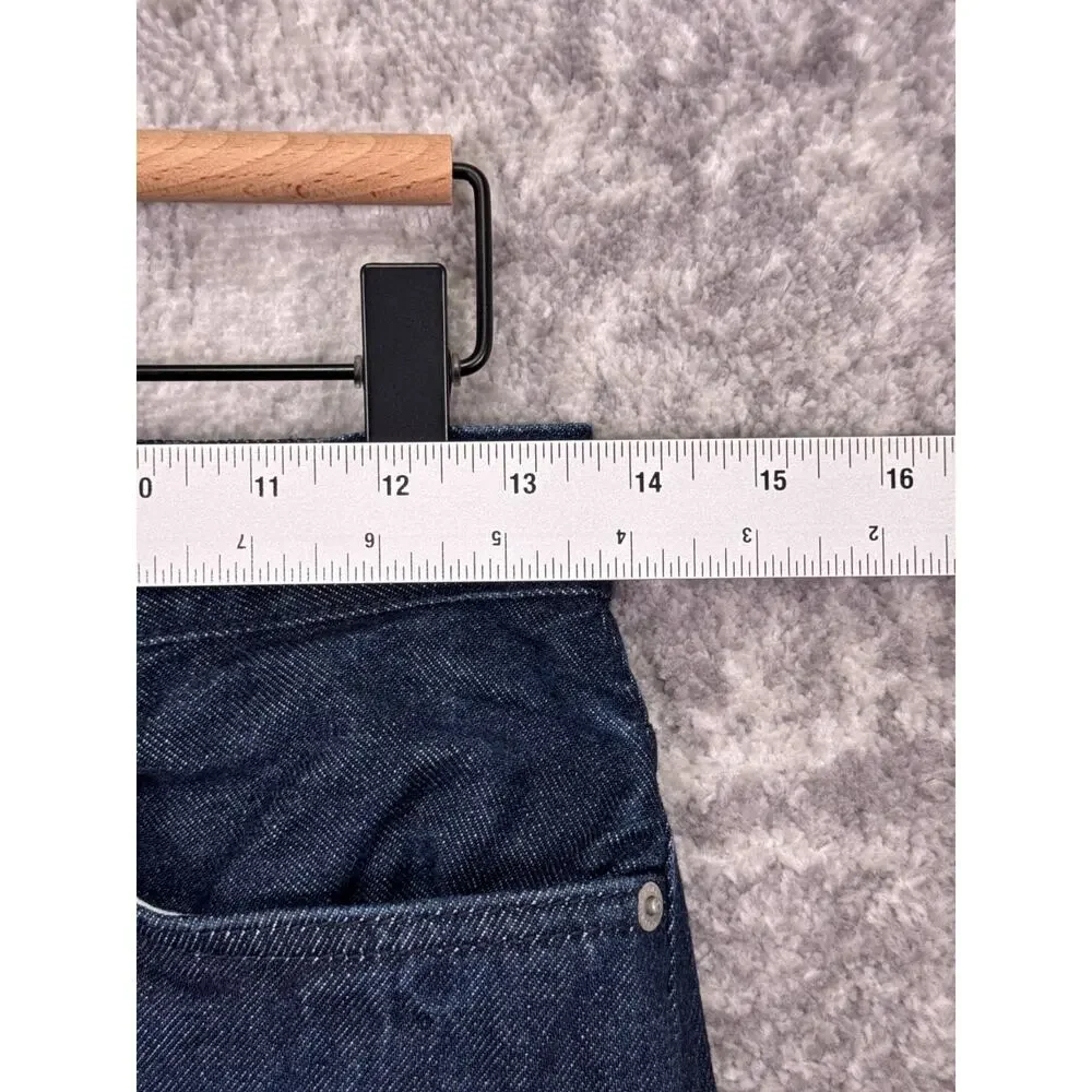 COS Jeans 6 Womens Lantern Barrel Dark Wash Denim